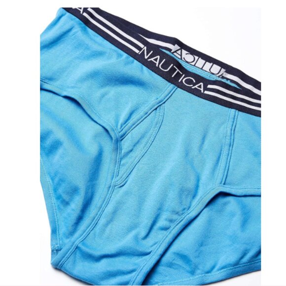 Nautica Men's 6 Pack Classic Cotton Fly Front Briefs Multicolor Size- S- NWT - Picture 2 of 3
